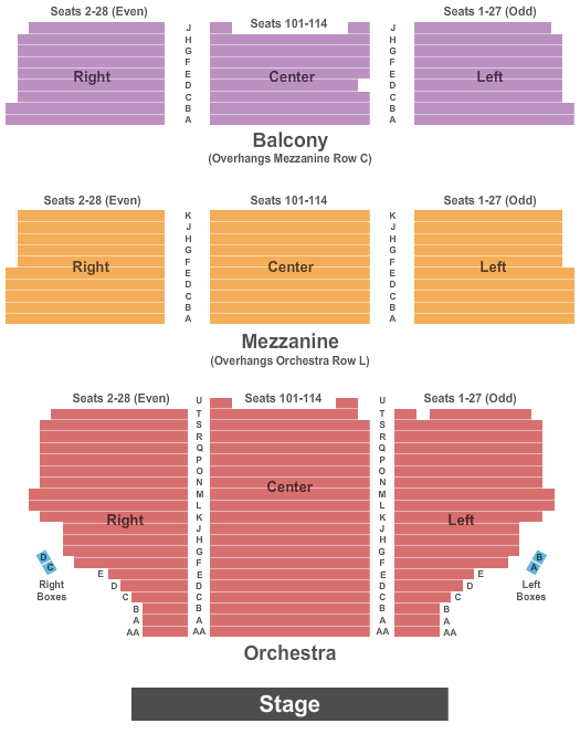 Shubert Theatre Galileo Seating Chart